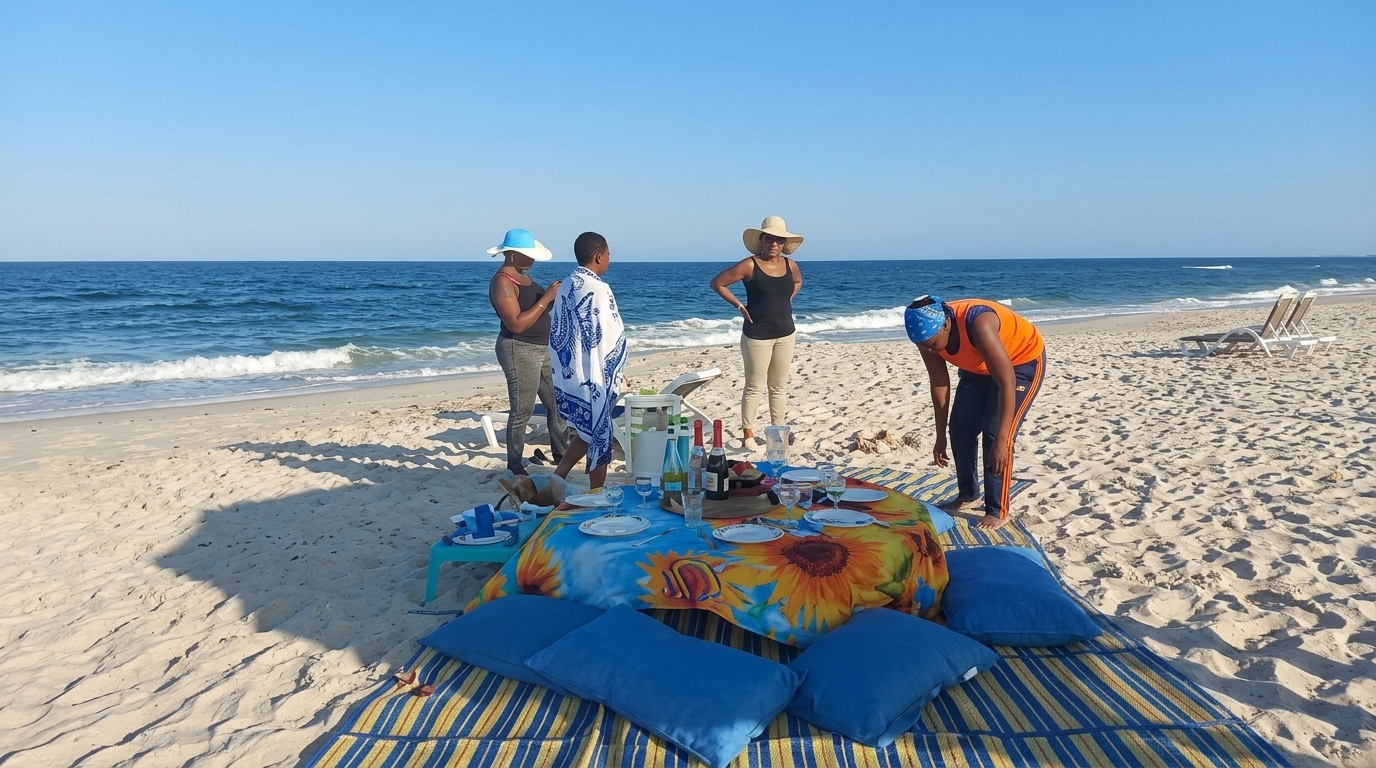 beach picnic